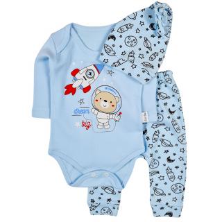 Compleu 3 piese model Cosmonaut Blue