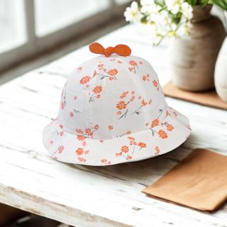 Palariuta fetite 1-2 ani, 48 CM, model model floricele orange