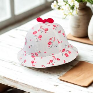 Palariuta fetite 1-2 ani, 48 CM, model model floricele rosii