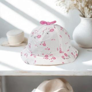 Palariuta fetite 1-2 ani, 48 CM, model model floricele roz