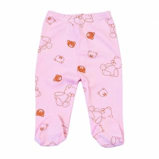 Pantalonasi bebelusi ursuleti pink