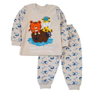 Pijamale bebelusi Animalute bej