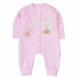 Salopeta iepuras Cute Pink