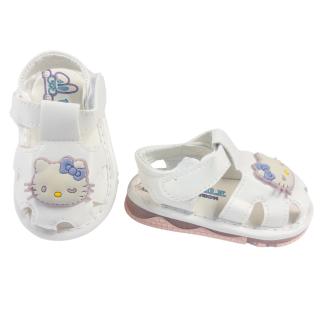 Sandalute model Kitty cu luminite Led, alb