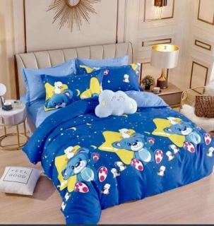 Lenjerie De Pat, 1 Persoana, 4 Piese, Finet Premium - LPBF4P65
