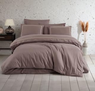 Lenjerie De Pat Premium, Bumbac 100%,  6 piese, Katrina