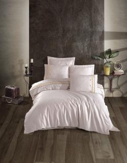 Lenjerie De Pat Premium, Bumbac 100%,  6 piese, Pole