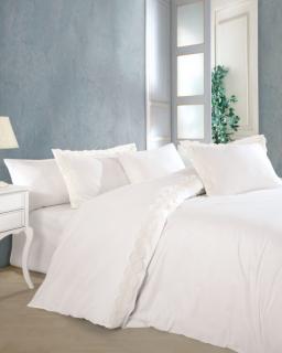 Lenjerie De Pat Premium, Bumbac 100%,  6 piese, Wendy