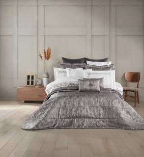 Set Cadou Luxury Jacquard Regal, 11 Piese, Cuvertura Inclusa, Arvent