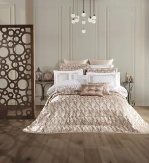 Set Cadou Luxury Jacquard Regal, 11 Piese, Cuvertura Inclusa, Valentina