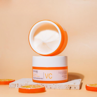 Mascǎ cremǎ de noapte anti-aging cu Vitamina C- Dr Rashel Vitamin C Ice Sleeping mask 100 gr