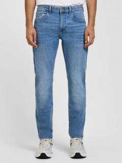 Blugi barbati Rick, Slim Fit cu talie medie, Slim Leg, Albastru deschis