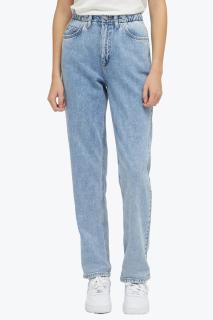 Blugi dama Elasticated Carol cu croiala Regular fit talie medie si bata elastica albastru