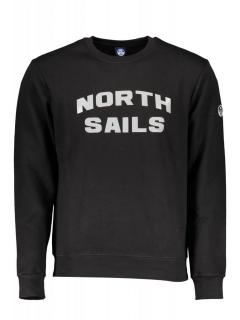 Bluza barbati, cu imprimeu cu logo, Regular fit, negru