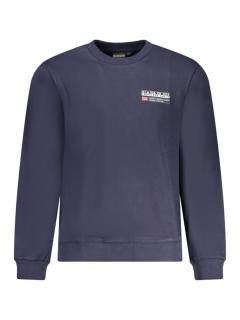 Bluza barbati, cu logo, Regular fit, bleumarin