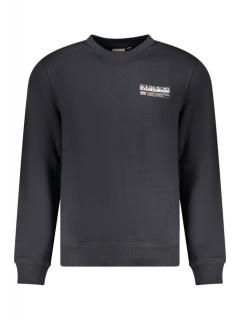 Bluza barbati, cu logo, Regular fit, negru