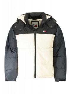 Geaca bomber barbati, cu 2 buzunare exterioare, cu gluga, logo, negru
