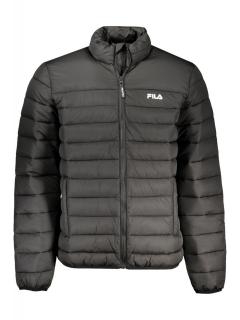 Geaca bomber barbati, cu 2 buzunare exterioare, fara gluga, logo, negru