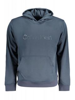 Hanorac barbati, cu imprimeu cu logo, Regular fit, albastru