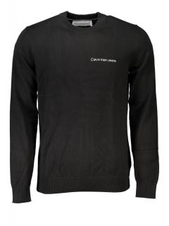 Pulover barbati, cu imprimeu cu logo, Regular fit, negru