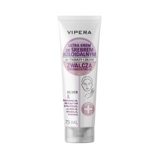 Crema ultra cu argint coloidal pentru fata si maini, 75 ml