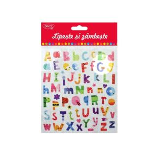 Abtibild - AB039 Litere Vesele Lipeste si zambeste DACO