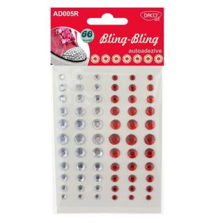 Accesorii craft - AD005R Bling bling diamante rosu DACO