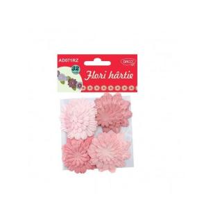 Accesorii craft - AD071RZ Flori hartie roz DACO