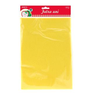 Accesorii craft - AD081G Fetru galben Set 4 DACO