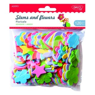 Accesorii craft - AD093 Floricele din spuma DACO