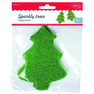 Accesorii craft - AD142 Brazi spuma glitter DACO