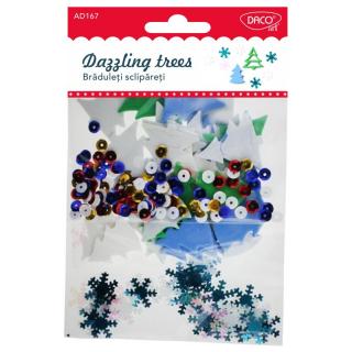 Accesorii craft - AD167 Braduleti sclipareti spuma DACO