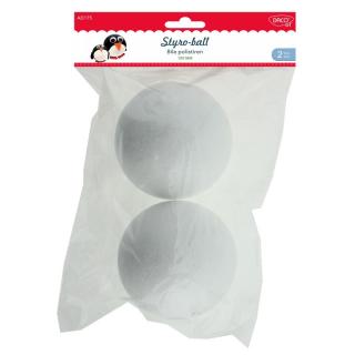 Accesorii craft - AD175 Bile polistiren Set 2, 10 cm DACO