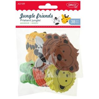 Accesorii craft - AD189 Prietenii junglei spuma DACO