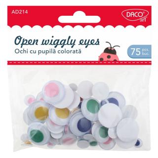 Accesorii craft - AD214 Ochi cu pupila colorata DACO