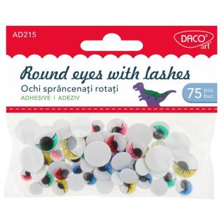 Accesorii craft - AD215 Ochi sprancenati si rotati DACO