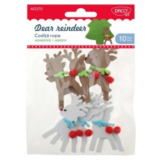 Accesorii craft - AD270 Codita rosie spuma DACO