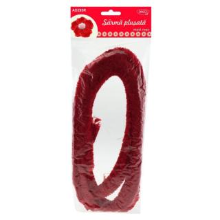 Accesorii craft - AD295R Sarma plusata maxi rosie DACO