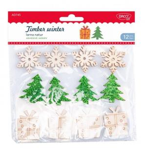 Accesorii craft - AD745 Iarna natur DACO