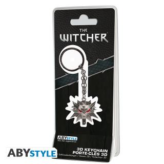 Breloc 3D The Witcher Wolf school emblem