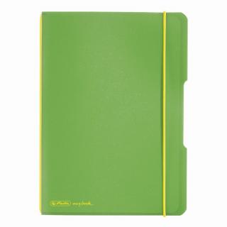 CAIET MY.BOOK FLEX A5 40F DICTANDO VERDE DESCHIS TRANSPARENT