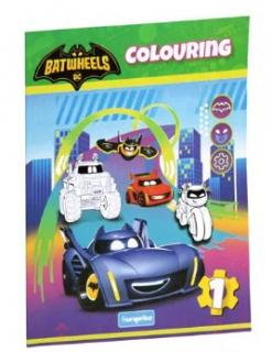 Carte de colorat Batwheels 1