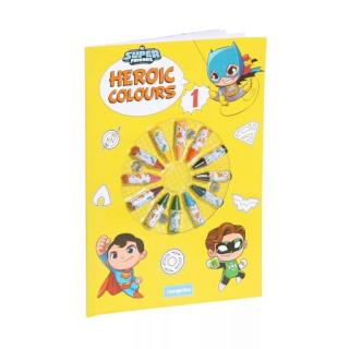 Carte de colorat DC Super Friends Heroic Colours 1