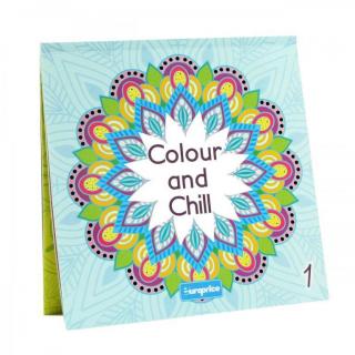 Carte de colorat pentru adulti Color and Chill 1