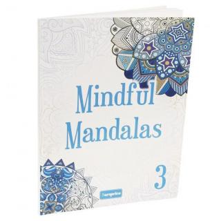 Carte de colorat pentru adulti Mindful Mandalas 3