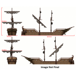 DD Icons of the Realms: The Falling Star Sailing Ship