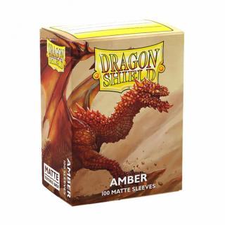 Dragon Shield Standard Matte Sleeves - Amber (100 Sleeves)
