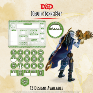 Dungeon  Dragons - Druid Token Set