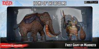 Dungeons  Dragons: DD Icons of the Realms Miniatures: Snowbound Frost Giant and Mammoth Premium Se