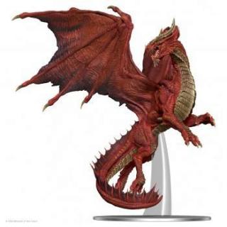 Dungeons  Dragons Icons of the Realms: Adult Red Dragon Premium Figure